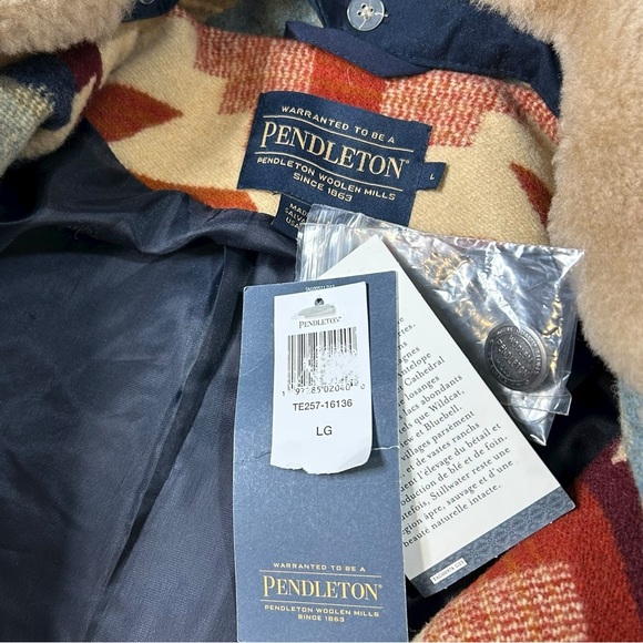 PENDLETON | Women’s Stillwater Tan Brownsville Coat - Sz Large - NWT - Picture 8 of 15